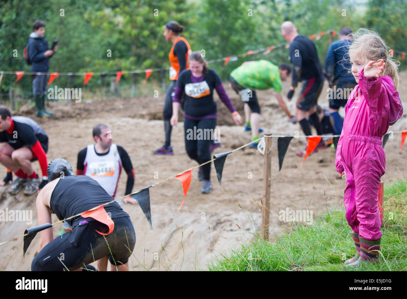 Skipton, North Yorkshire, UK. 2nd Aug, 2014. 5,800 participants are