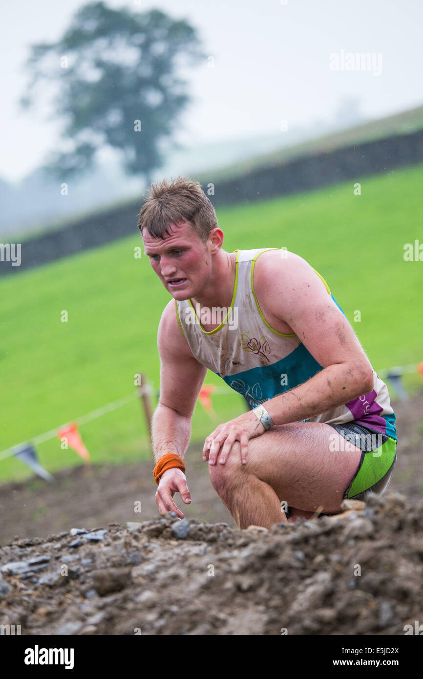 Skipton, North Yorkshire, UK. 2nd Aug, 2014. 5,800 participants are