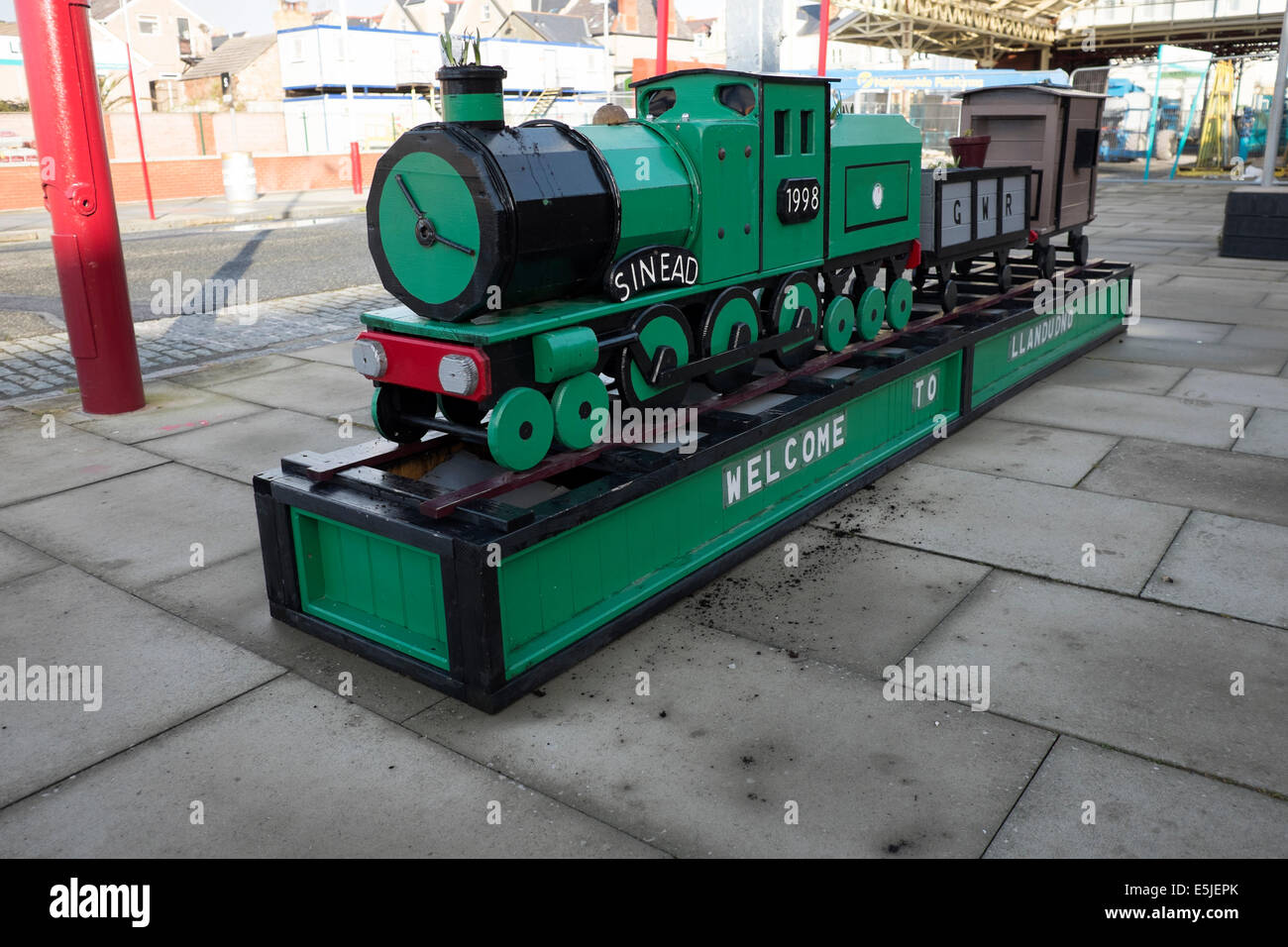 Large replica toy steam train Stock Photo Alamy