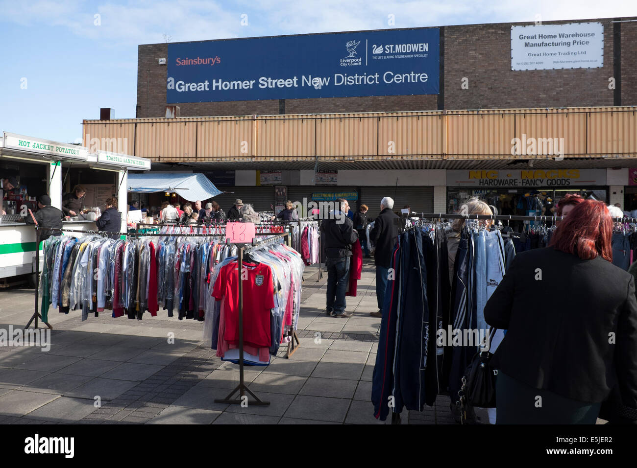 Great Homer Street Market Liverpool UK Stock Photo - Alamy