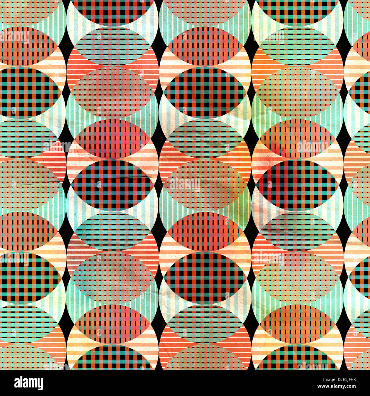 unusual bright colorful geometric abstract pattern of different ...