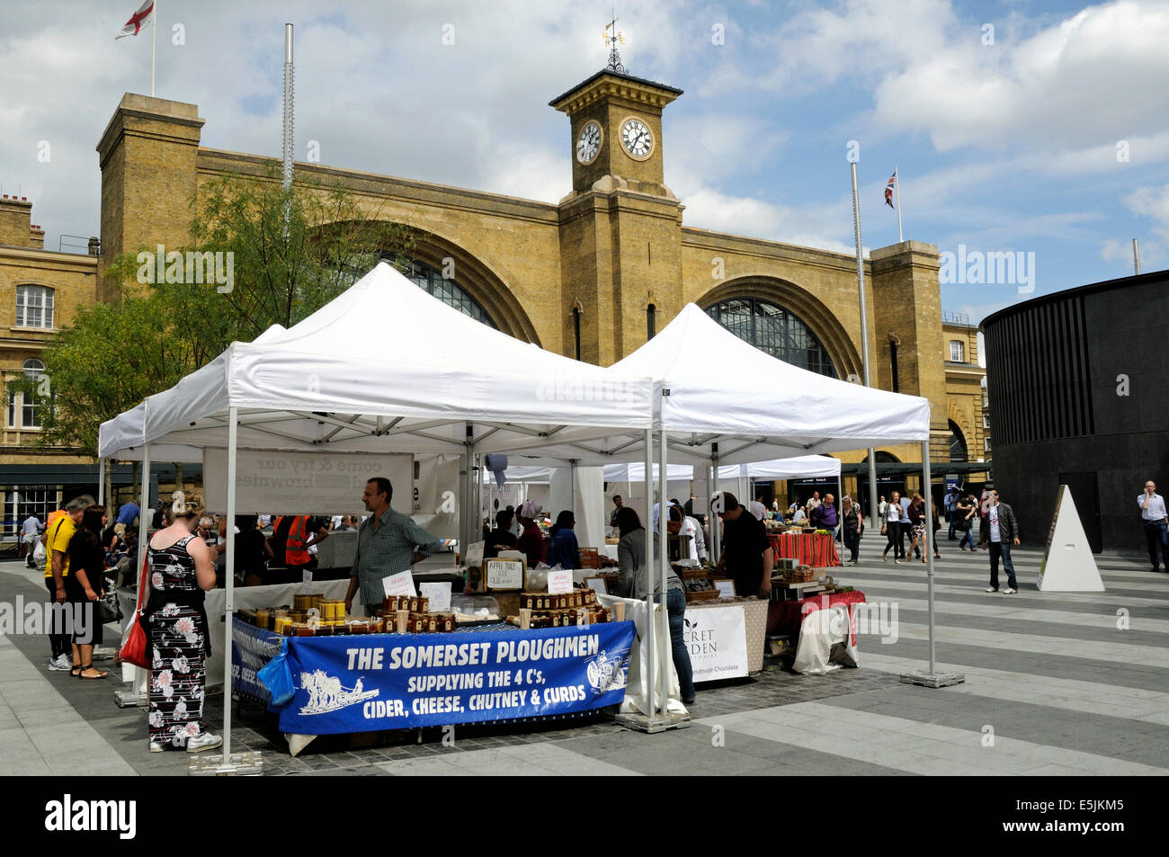 The Somerset Ploughmen stall, Kings Cross Real Food Market, Kings Cross