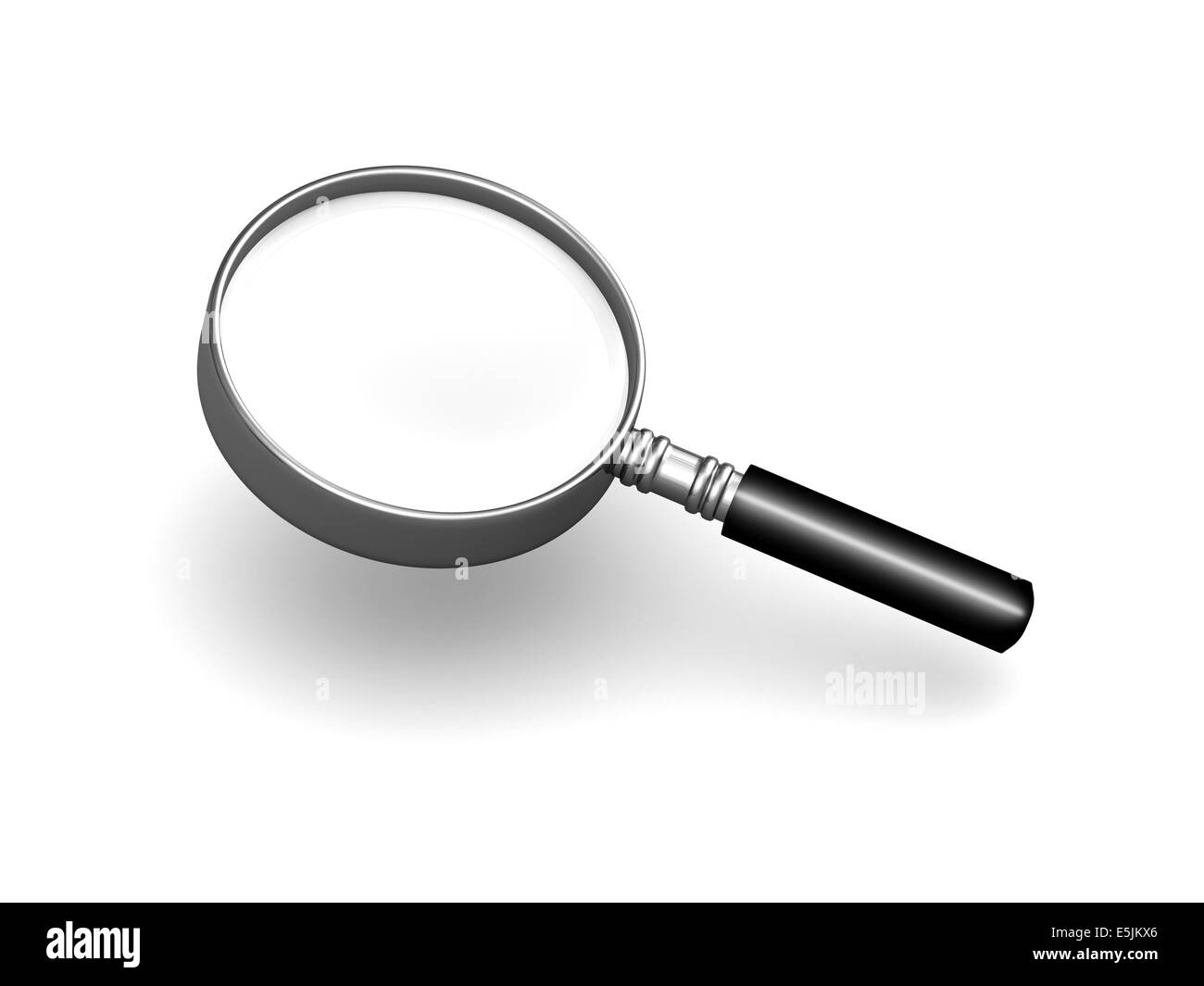 3d render of magnifying glass Stock Photo Alamy