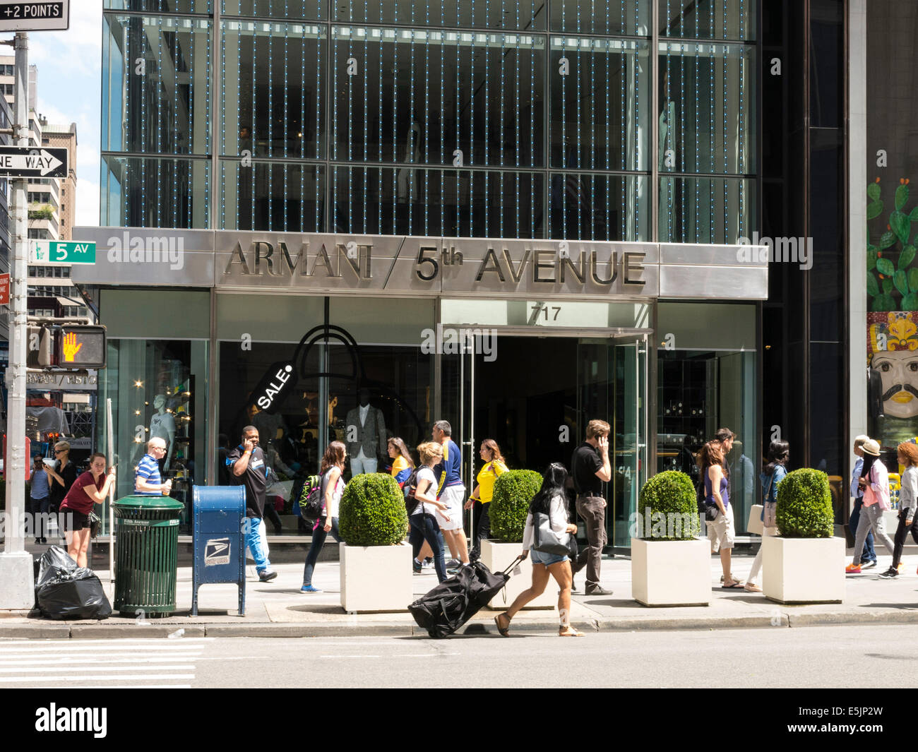 Armani new york hi-res stock photography and images - Alamy