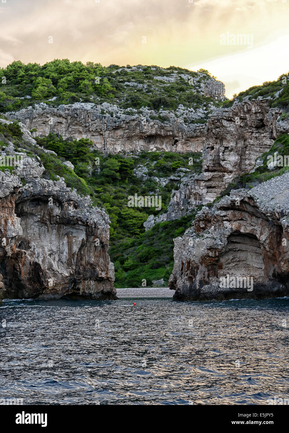 Stiniva Beach Vis Island, Croatia Stock Photo - Alamy