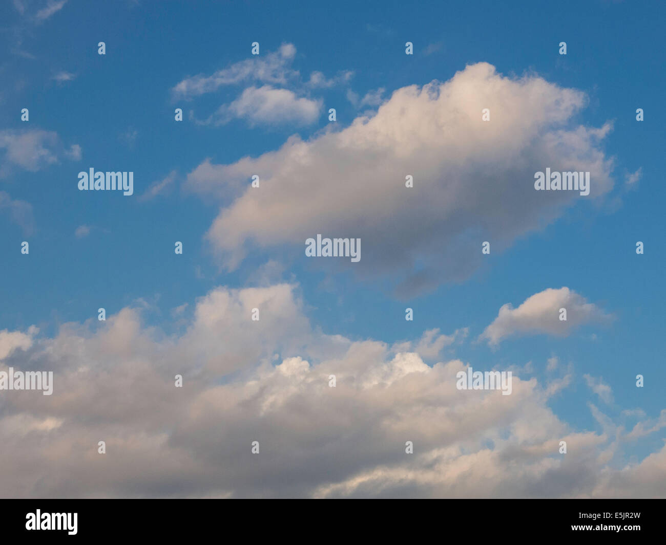 Blue Sky and White Clouds Stock Photo - Alamy