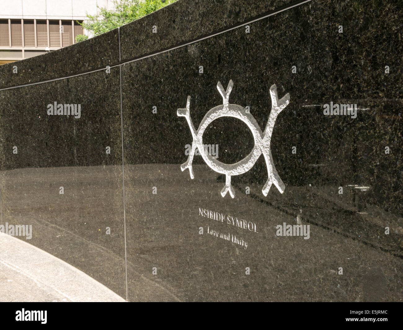 African Burial Ground National Monument, NYC Stock Photo