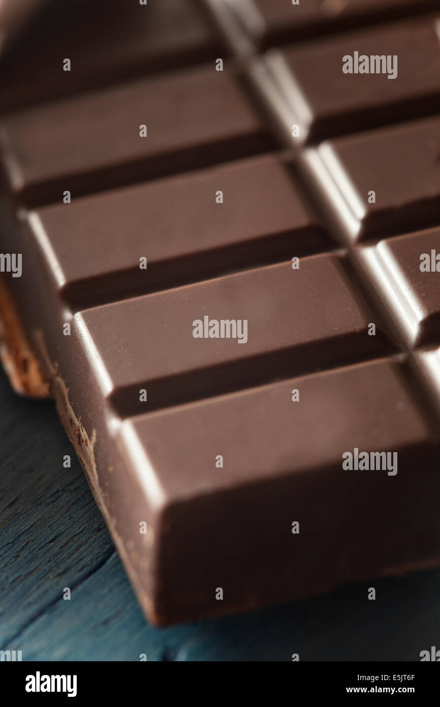 Organic Dark Chocolate Candy Bar in a Wrapper Stock Photo Alamy
