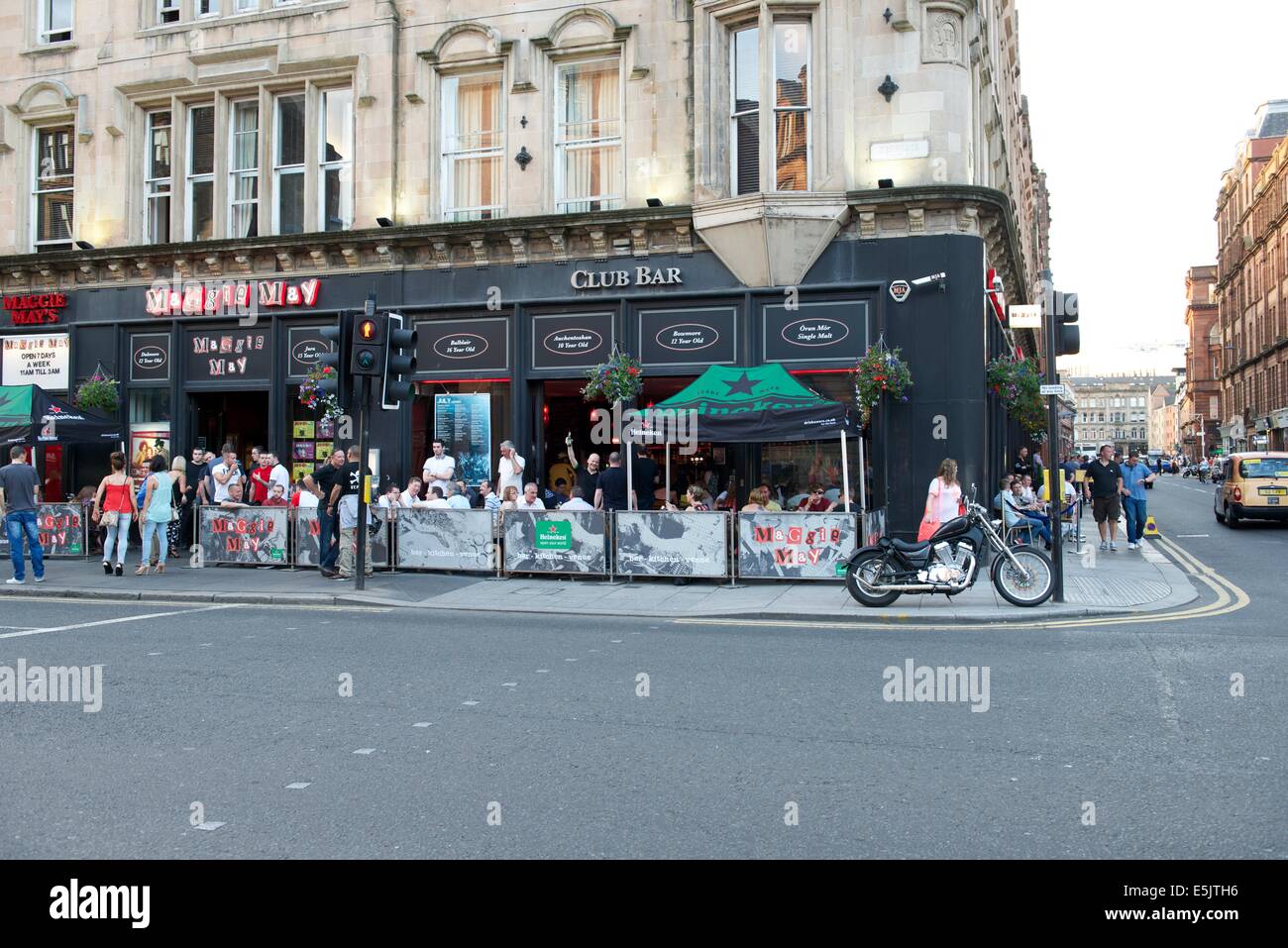Maggie May Bar, Trongate, Glasgow. Stock Photo