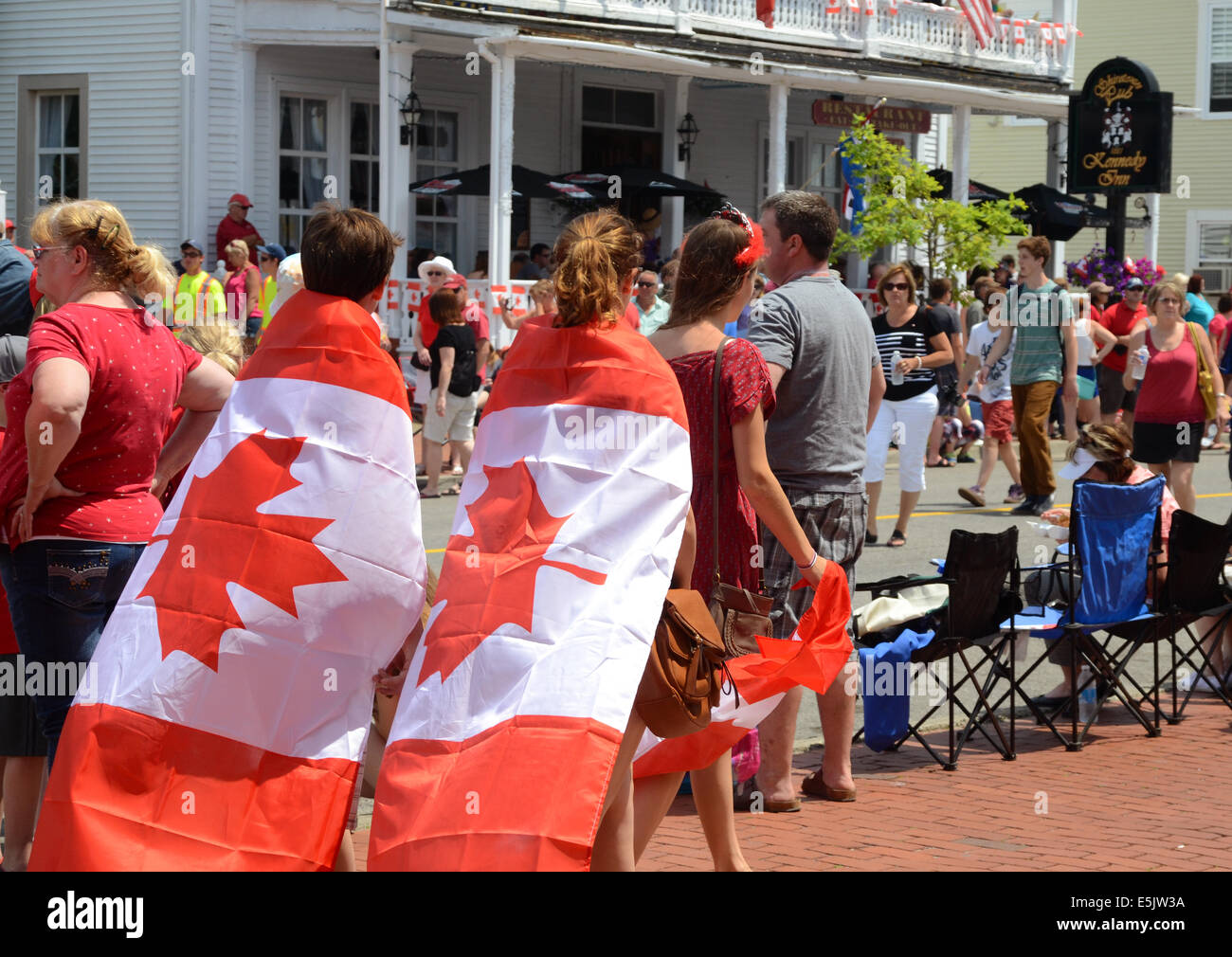 Canada Day celebrations, St Andrews, New Brunswick Stock Photo Alamy