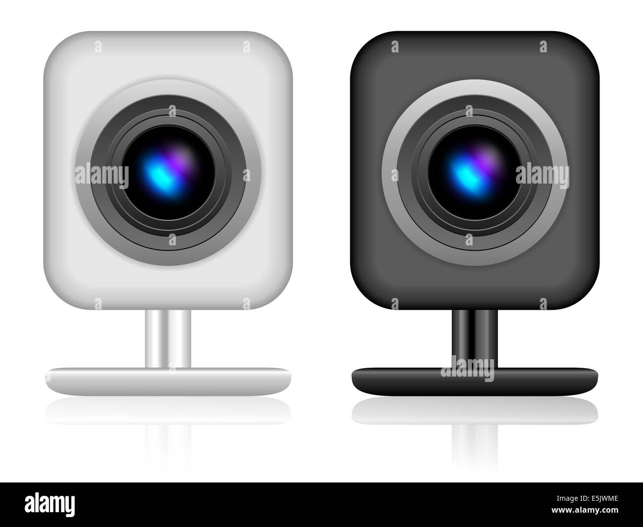 Web camera on a white background. Vector illustration Stock Photo - Alamy