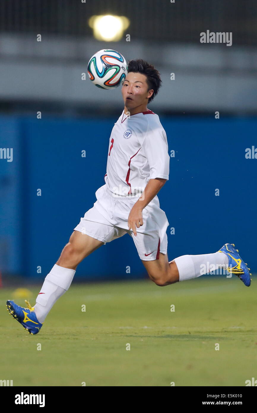Kanagawa, Japan. 2nd Aug, 2014. Yuki Soma (Mitsubishi) Football /Soccer