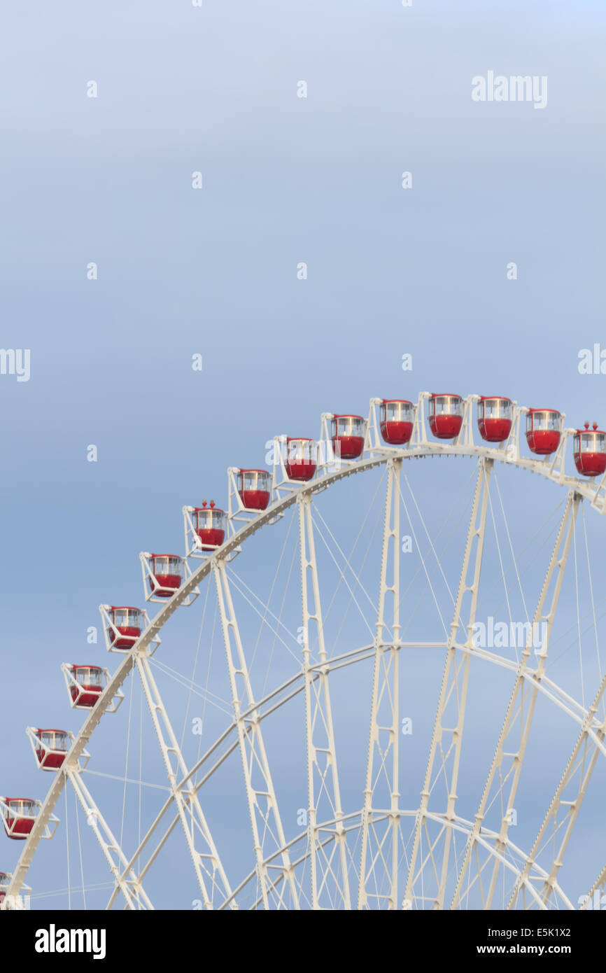 Ferris wheel with blue sky Stock Photo - Alamy