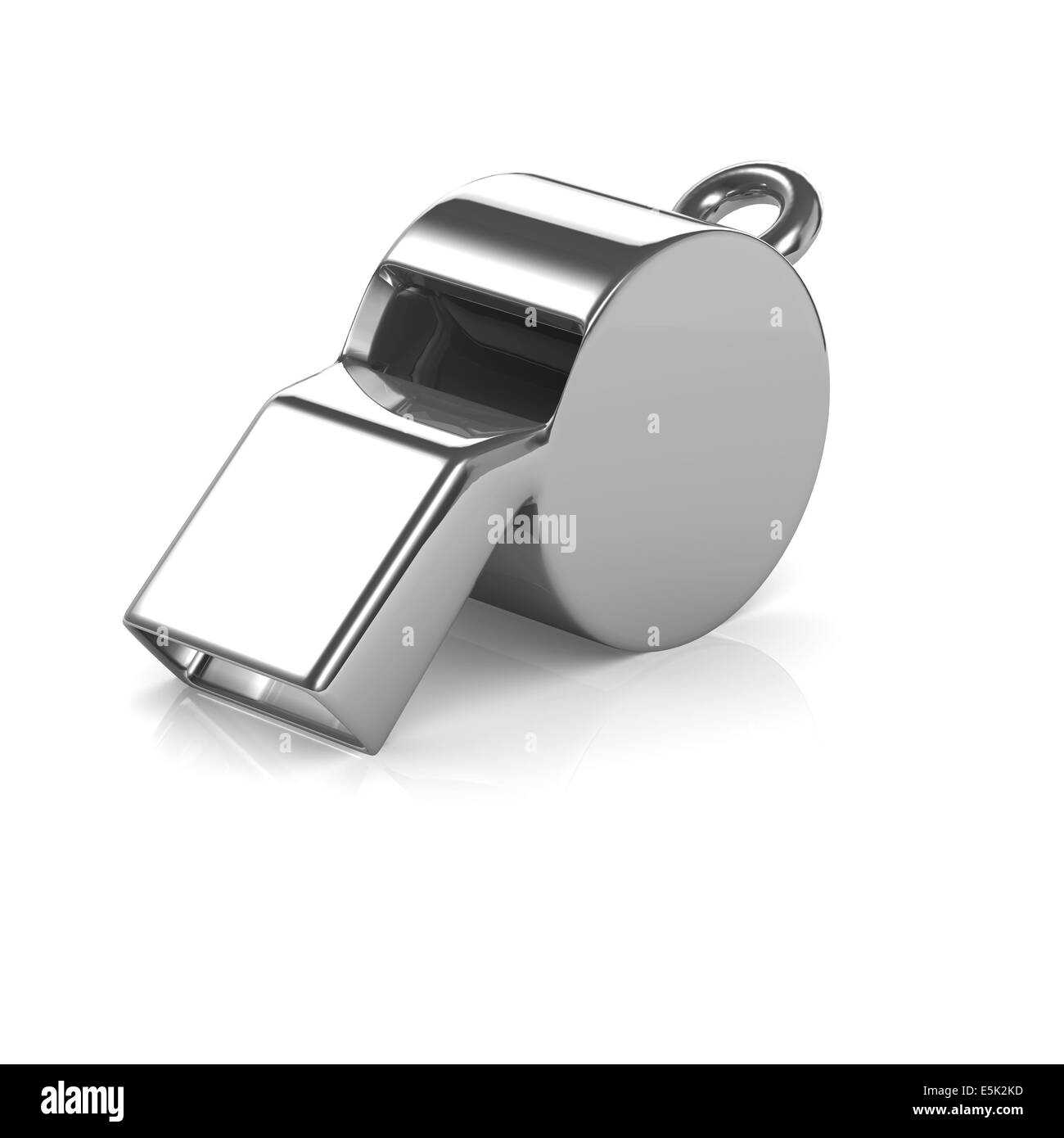 3d render of a referee's whistle Stock Photo