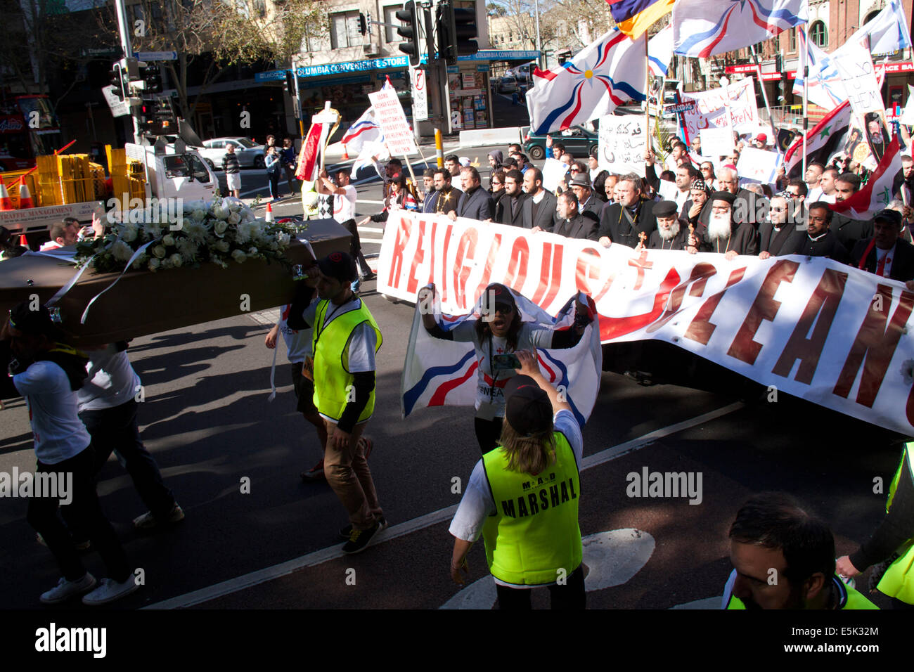 Sydney, NSW, Australia. 2nd Aug, 2014.Thousands of Assyrian Christians ...