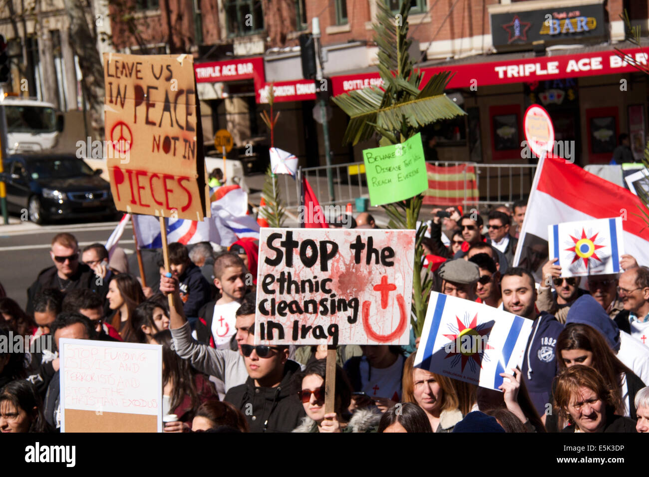 Sydney, NSW, Australia. 2nd Aug, 2014.Thousands of Assyrian Christians ...