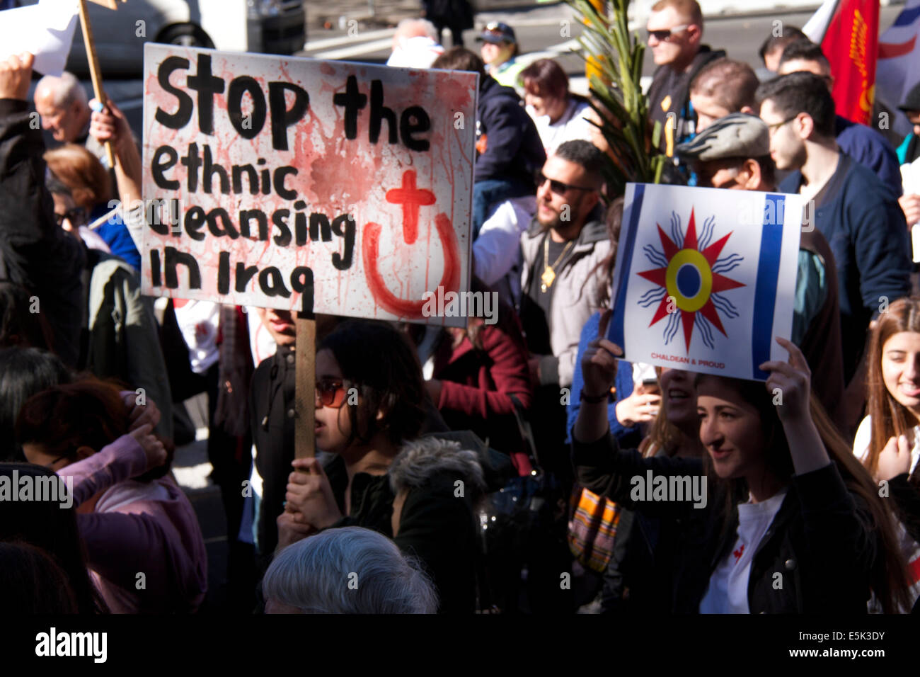 Sydney, NSW, Australia. 2nd Aug, 2014.Thousands of Assyrian Christians ...