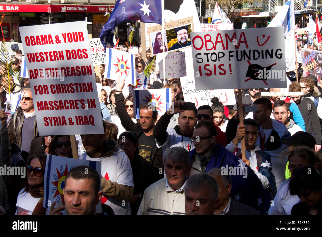 Sydney, NSW, Australia. 2nd Aug, 2014.Thousands of Assyrian Christians ...