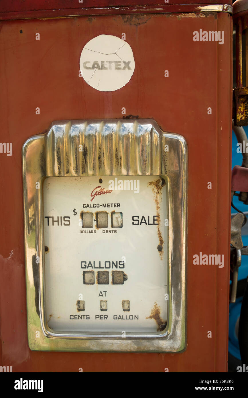 At Caboolture Historical Village The Motor Garage Stock Photo Alamy