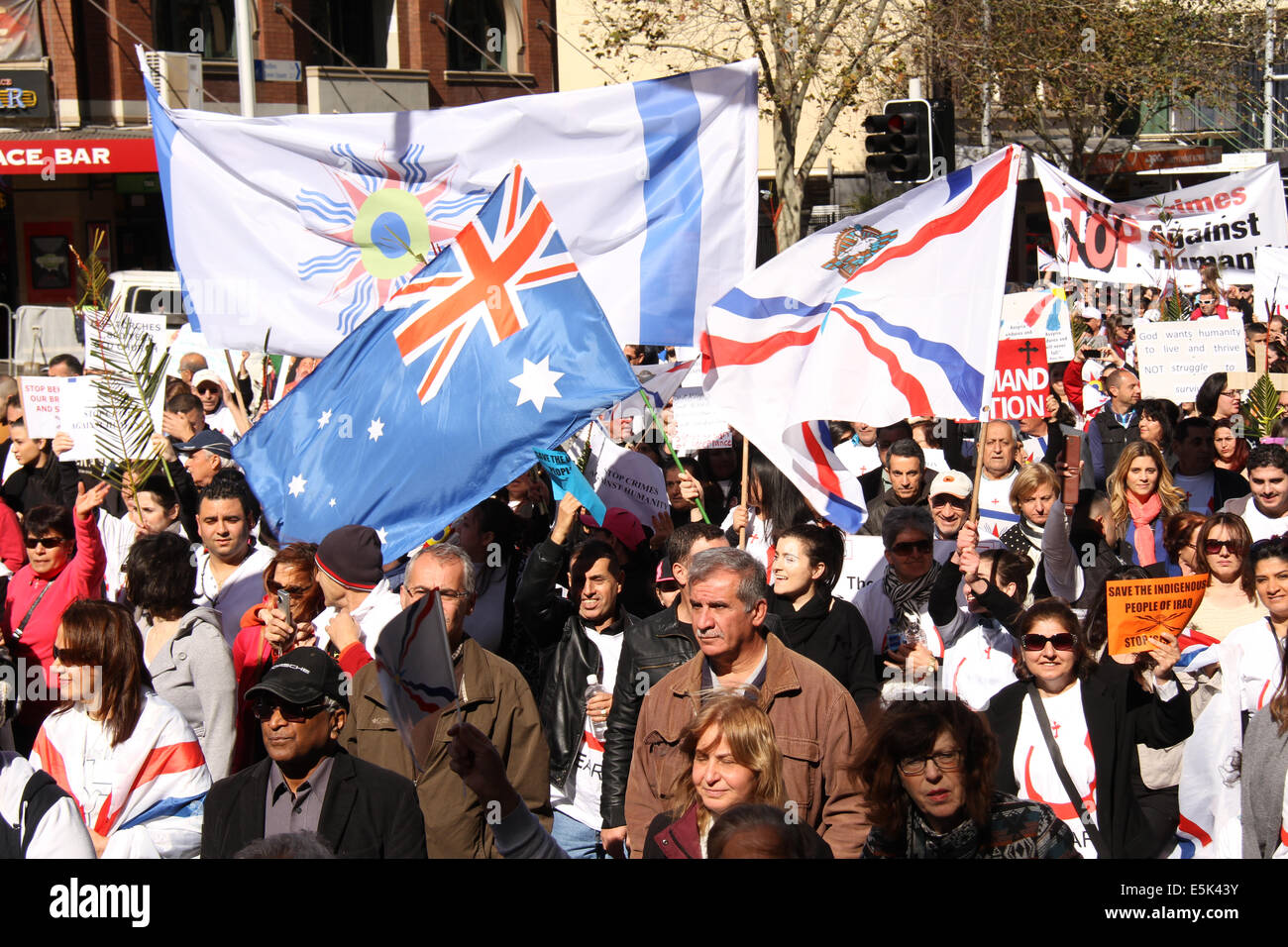 Sydney, NSW, Australia. 2nd Aug, 2014.Thousands of Assyrian Christians ...