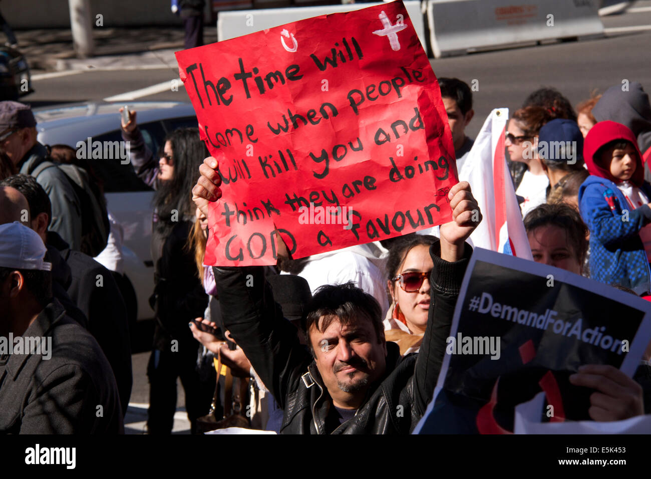 Sydney, NSW, Australia. 2nd Aug, 2014.Thousands of Assyrian Christians ...
