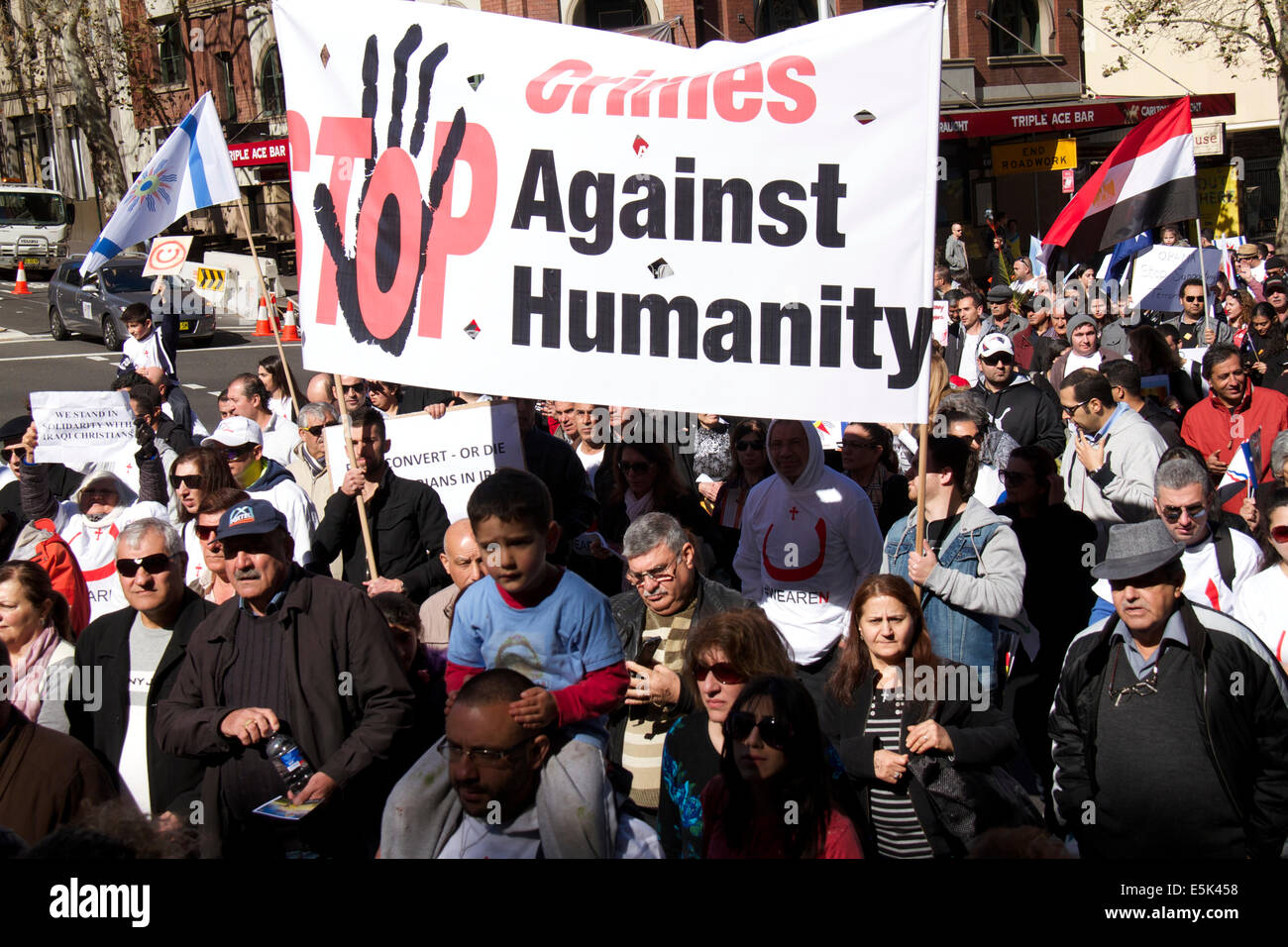 Sydney, NSW, Australia. 2nd Aug, 2014.Thousands of Assyrian Christians ...