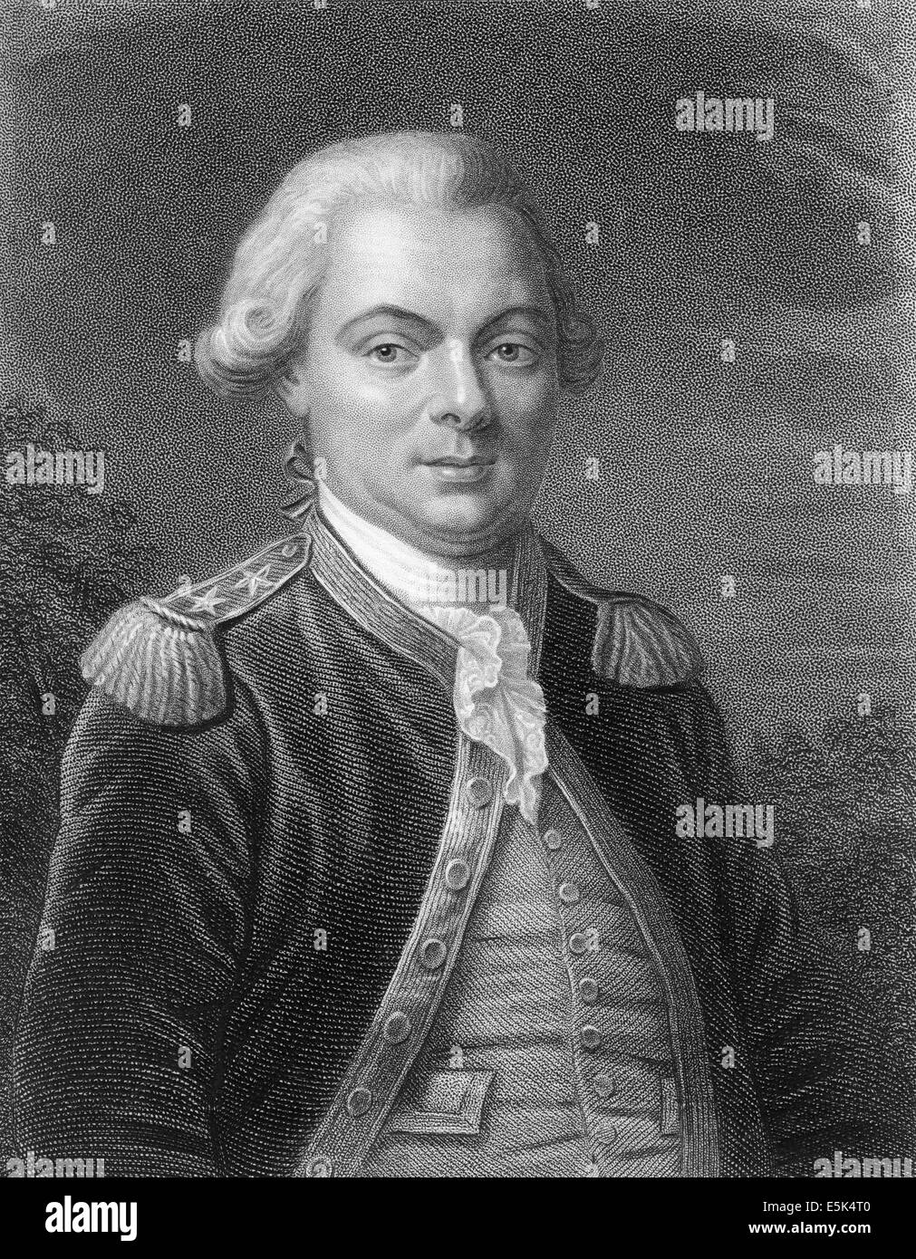 Jean François de Galaup, comte de Lapérouse, 1741-1788, a French Navy officer and explorer, Stock Photo