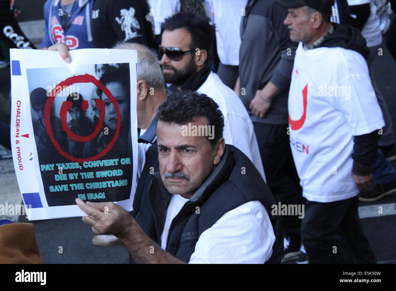 Sydney, NSW, Australia. 2nd Aug, 2014.Thousands of Assyrian Christians ...