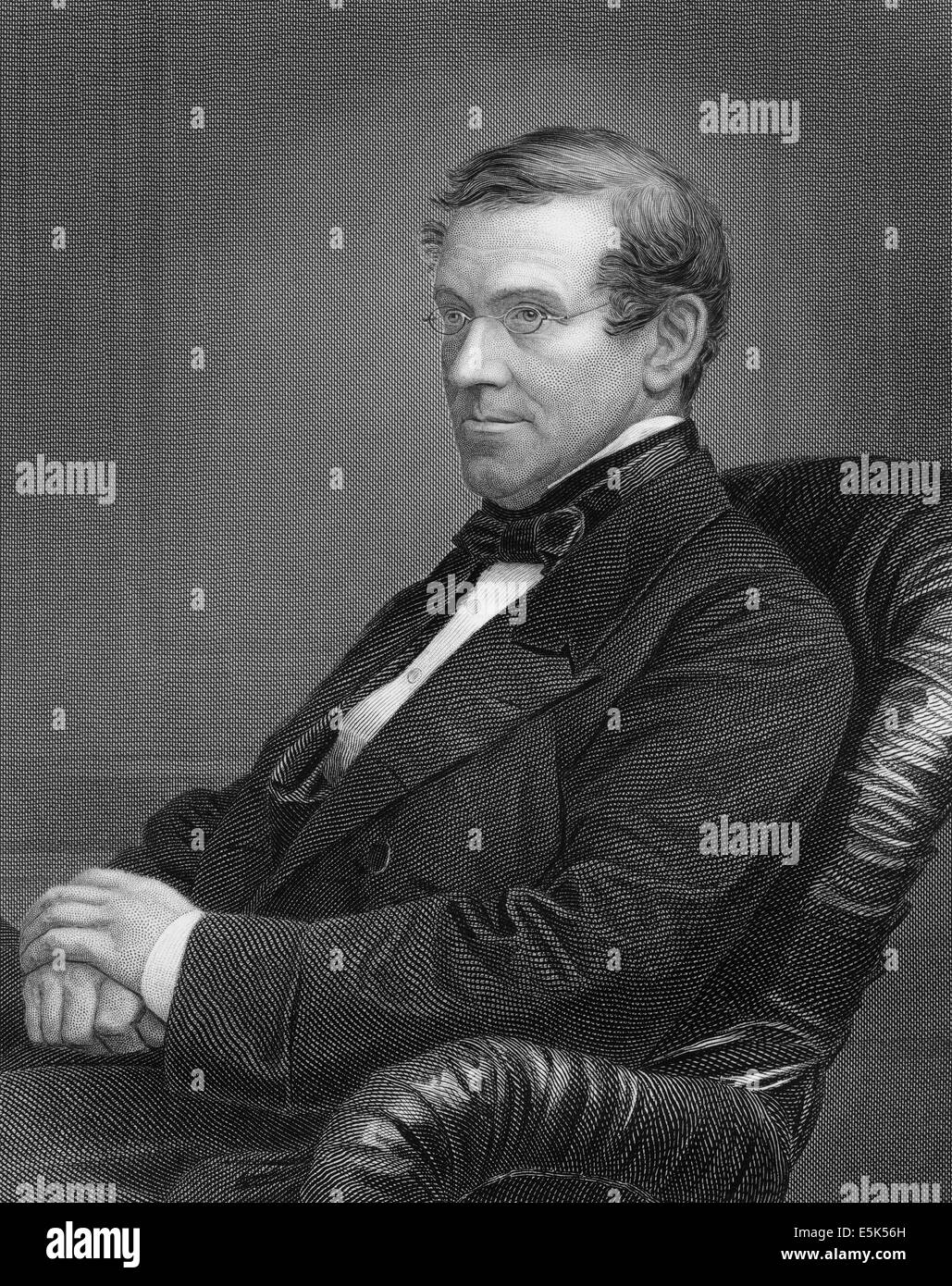 Sir Charles Wheatstone, 1802-1875, an English scientist and inventor, Stock Photo