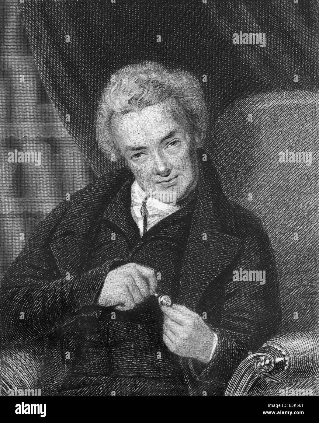 William Wilberforce, 1759 - 1833, an English politician, philanthropist, and a leader of the movement to abolish the slave trade Stock Photo