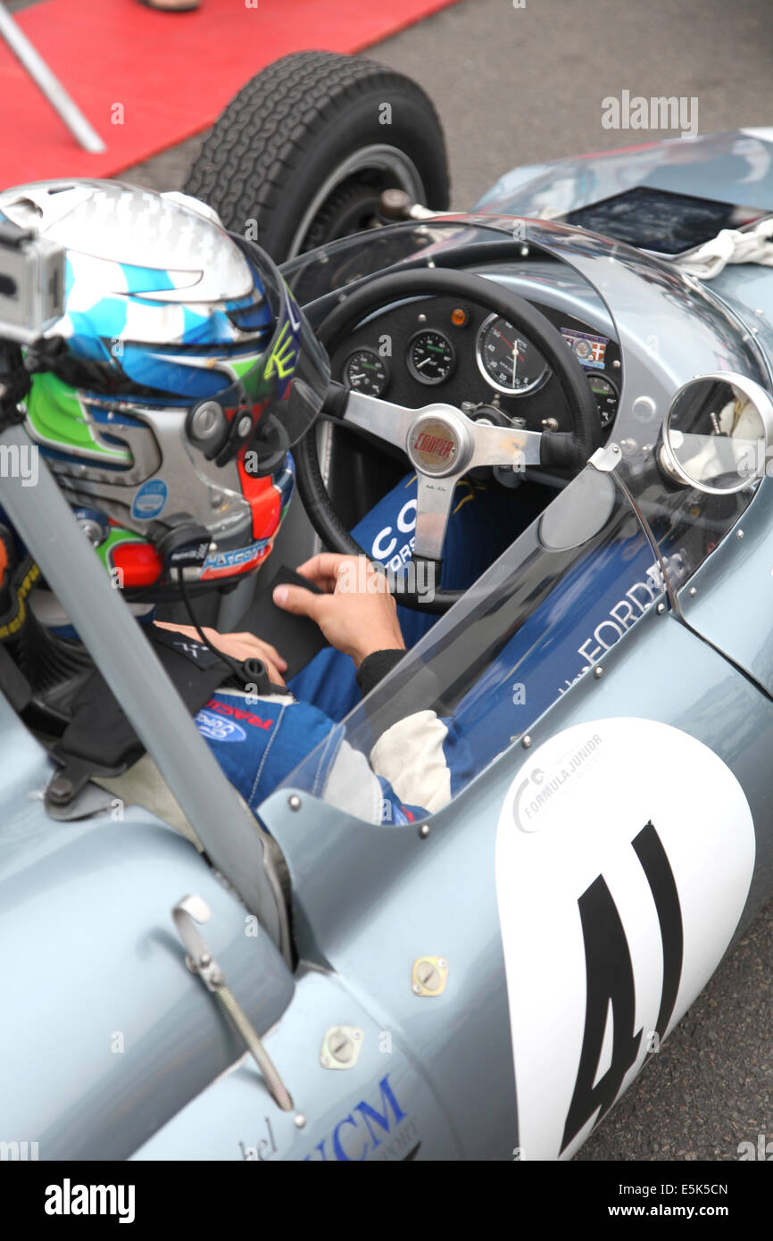 Action at the Silverstone Classic 2014. The world's largest classic and