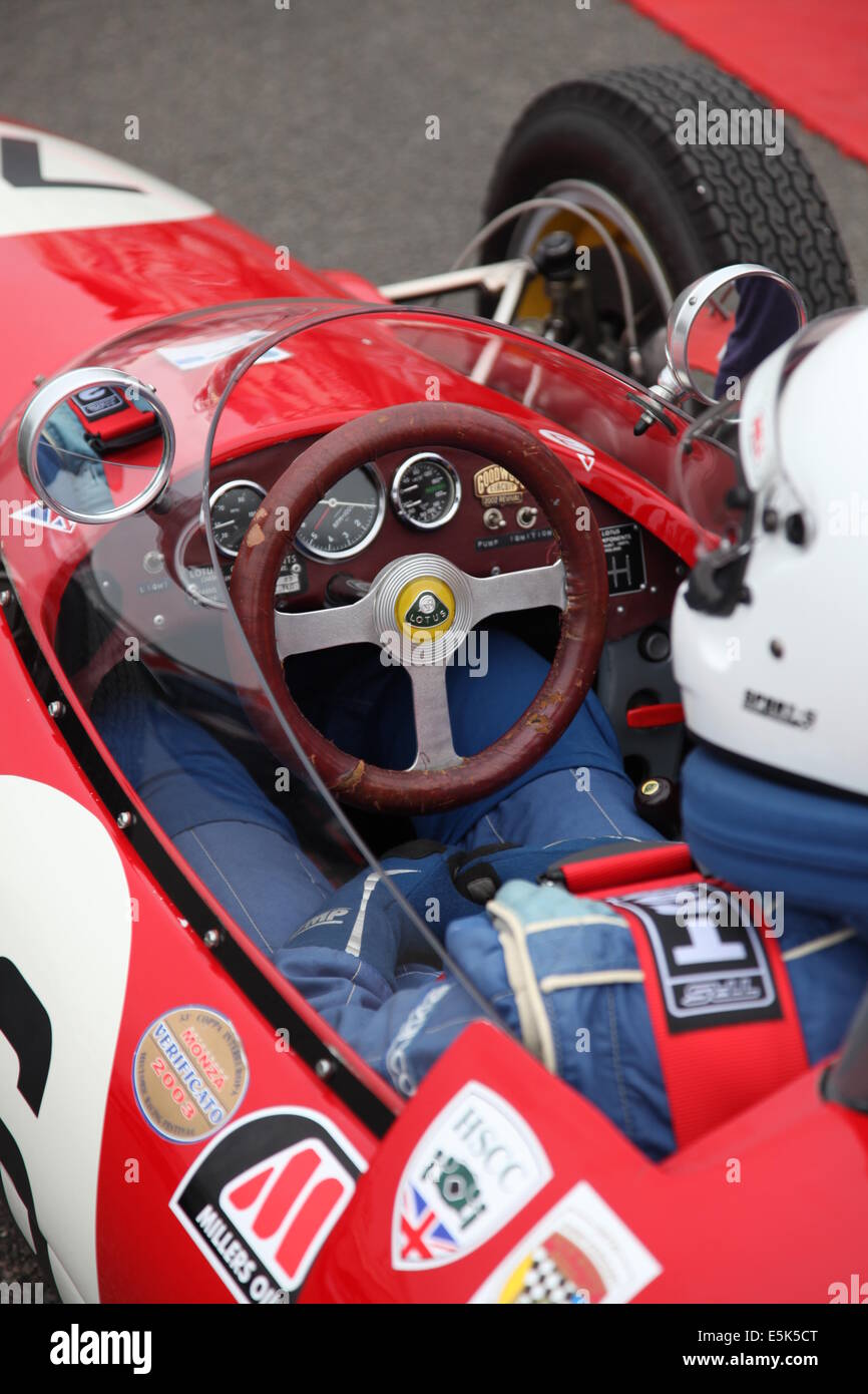 Action at the Silverstone Classic 2014. The world's largest classic and