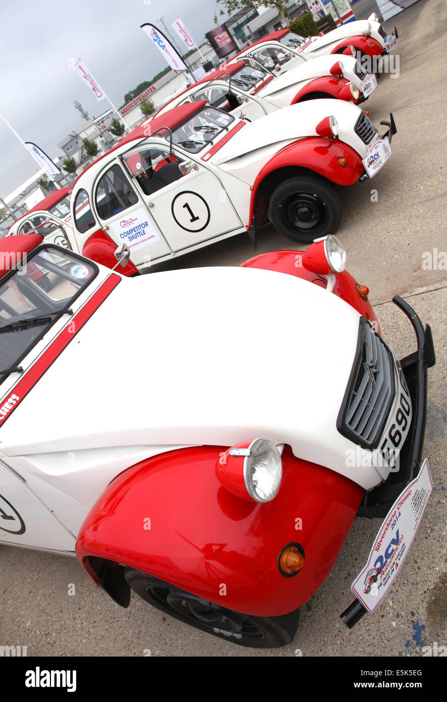 Action at the Silverstone Classic 2014. The world's largest classic and