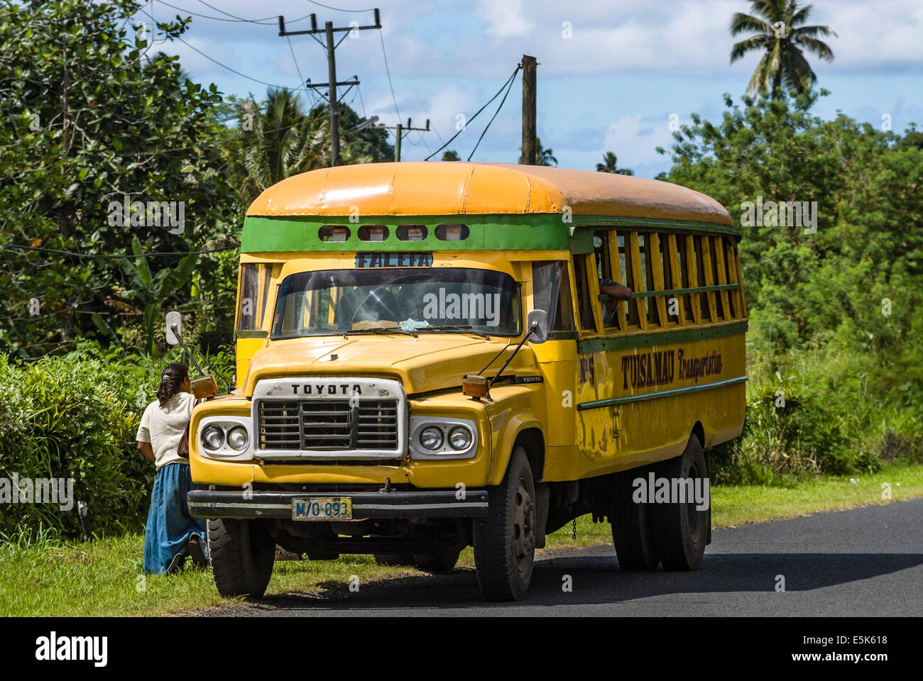 Insel Bus Samoanischer High Resolution Stock Photography and Images - Alamy