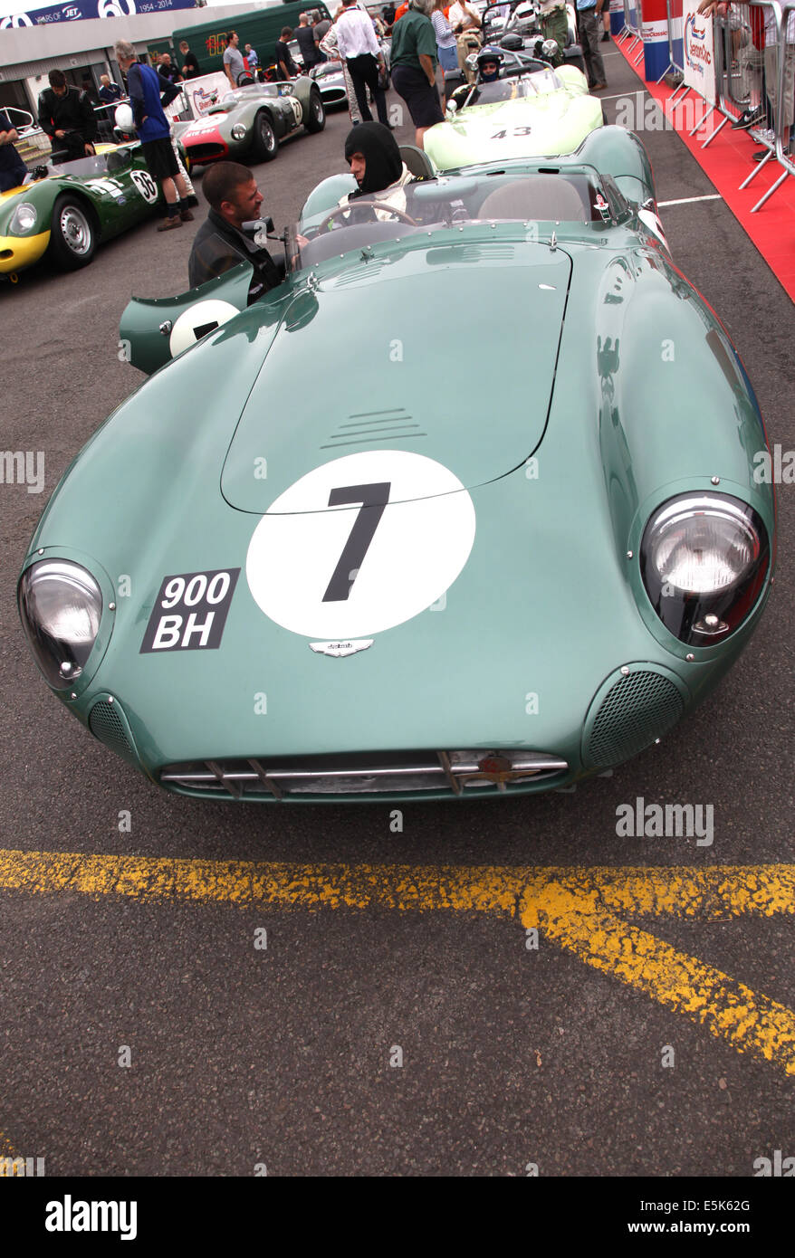 Action at the Silverstone Classic 2014. The world's largest classic and