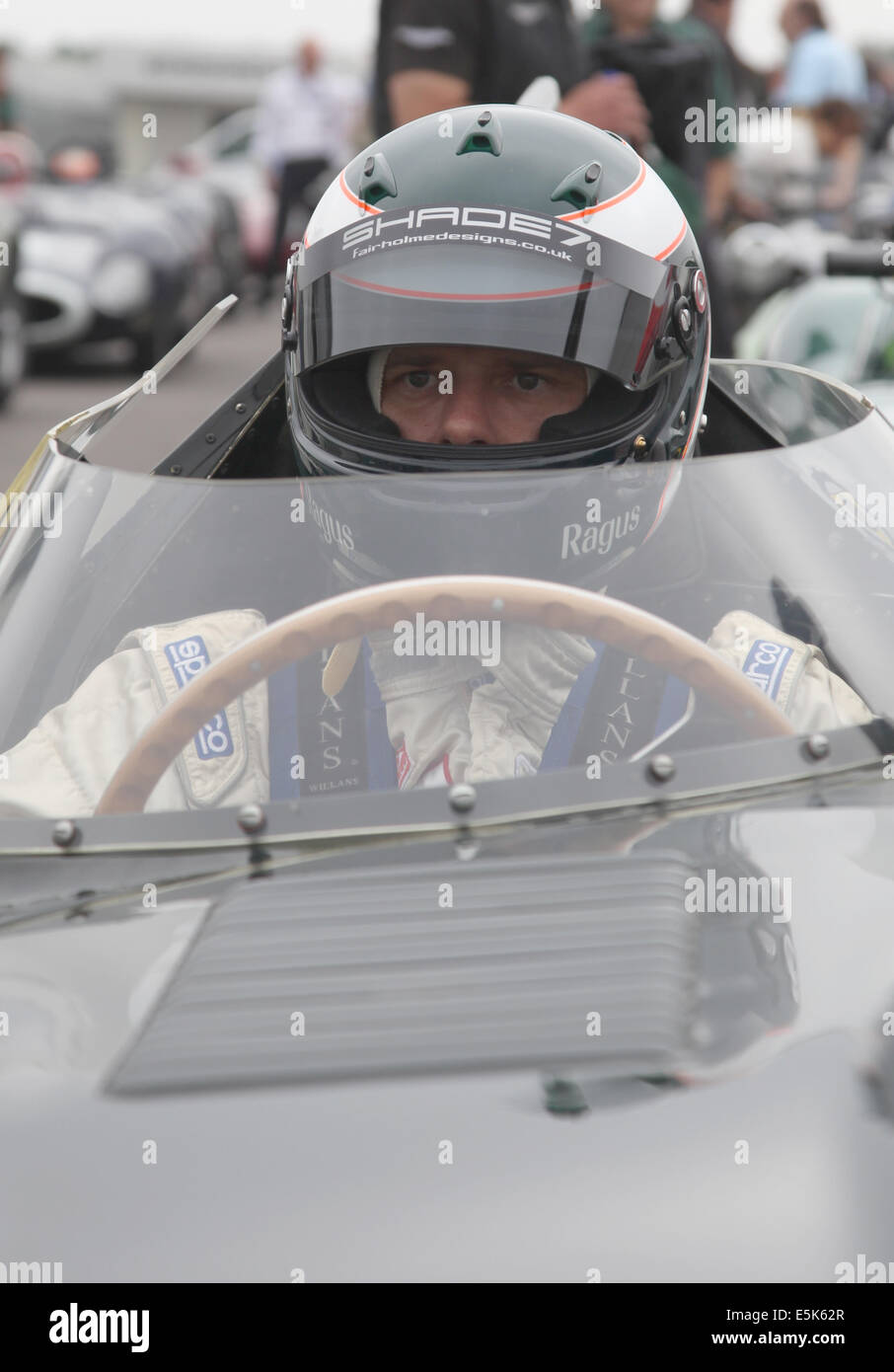 Action at the Silverstone Classic 2014. The world's largest classic and