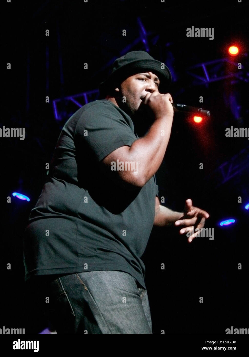 Las Vegas, Nevada, USA. 2nd Aug, 2014. Rapper EMD from the group EPMD performs during the ''Legends Of Hip Hop Concert'' at The Joint on August 2, 2014' inside the Hard Rock Hotel & Casino in Las Vegas Nevada Credit:  Marcel Thomas/ZUMA Wire/Alamy Live News Stock Photo