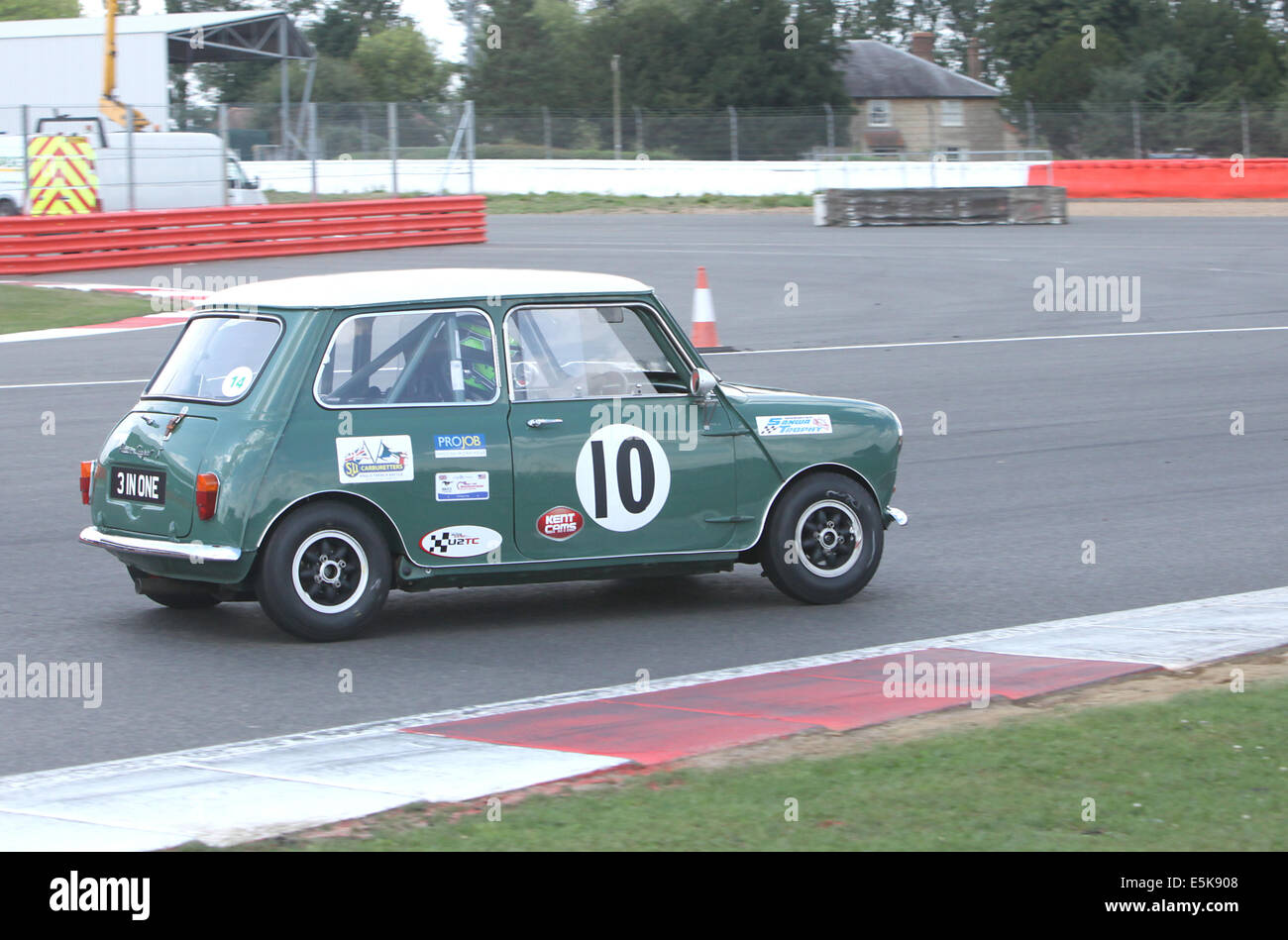 Action at the Silverstone Classic 2014. The world's largest classic and