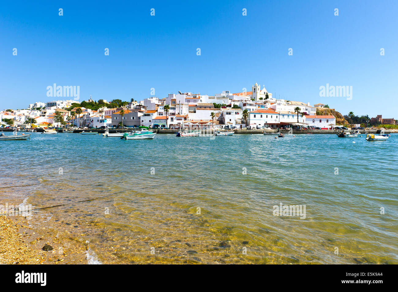Ferragudo fishing village Algarve Portugal Stock Photo Alamy