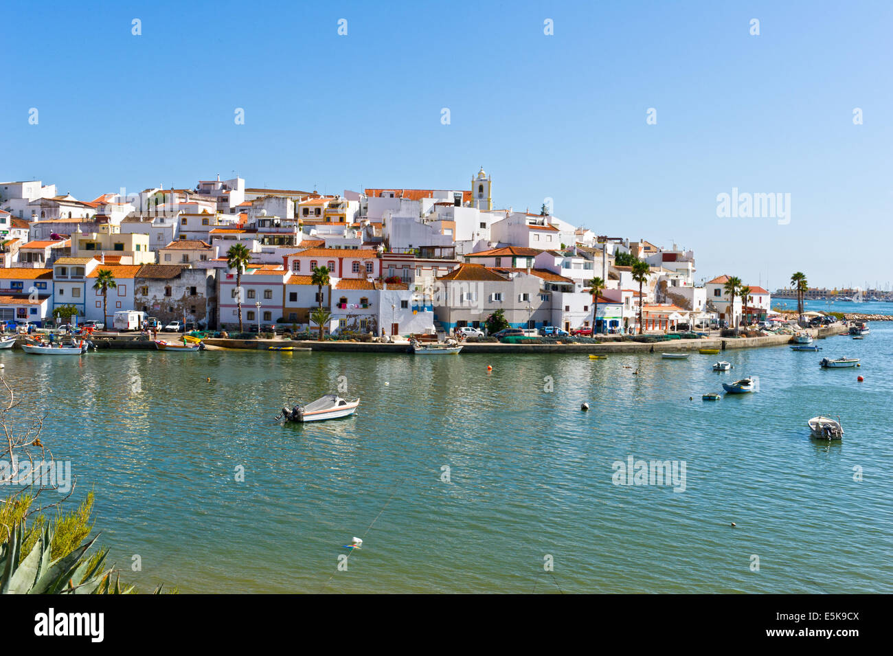 Ferragudo fishing village Algarve Portugal Stock Photo - Alamy