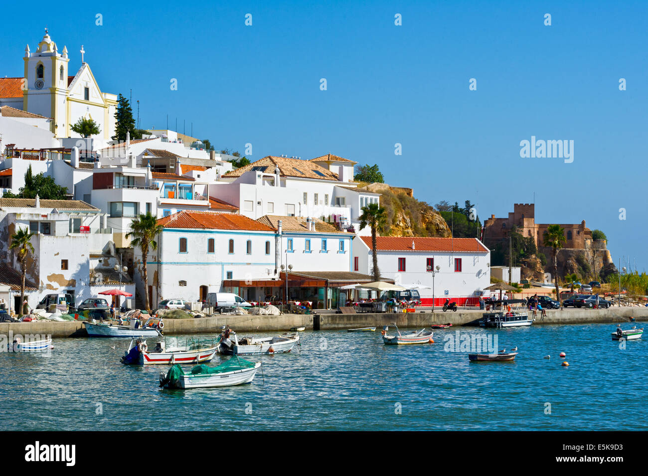 Ferragudo fishing village Algarve Portugal Stock Photo Alamy