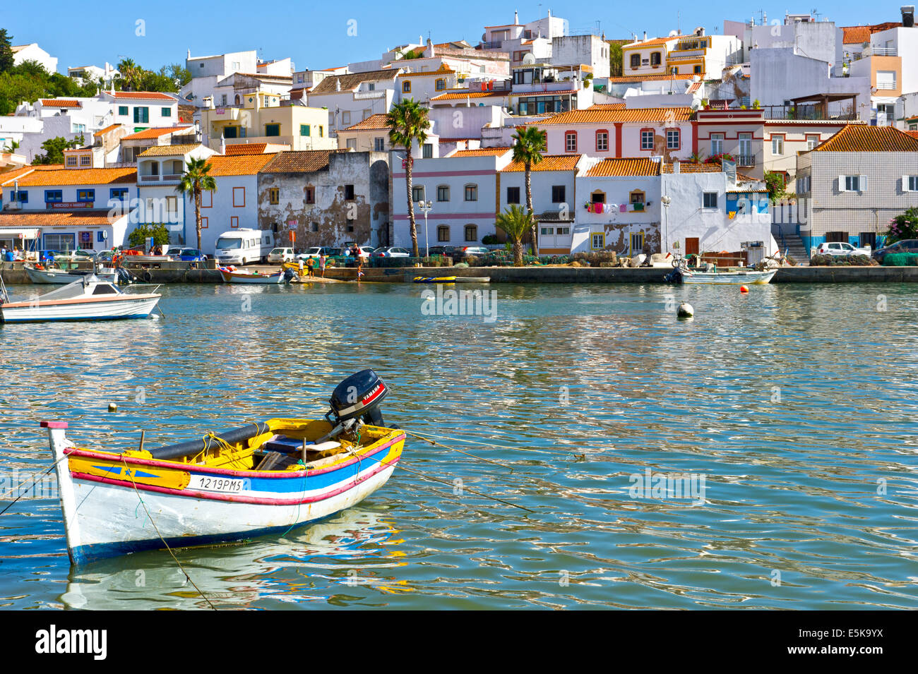 Ferragudo fishing village Algarve Portugal Stock Photo Alamy