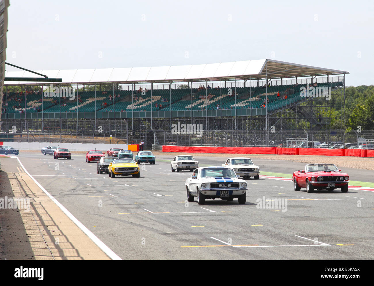 Action at the Silverstone Classic 2014. The world's largest classic and
