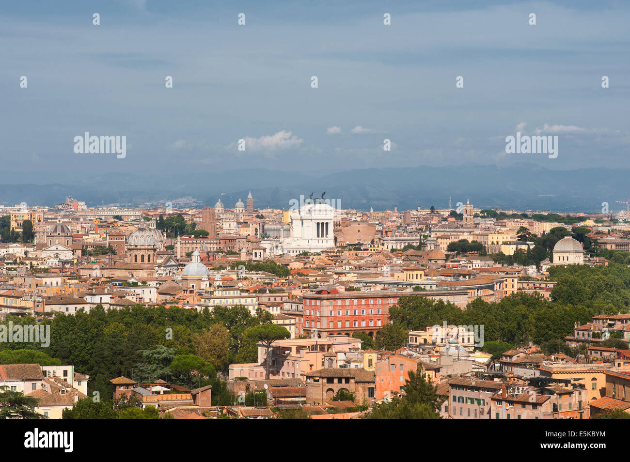 Rome Italy Skyline 2014 Stock Photo