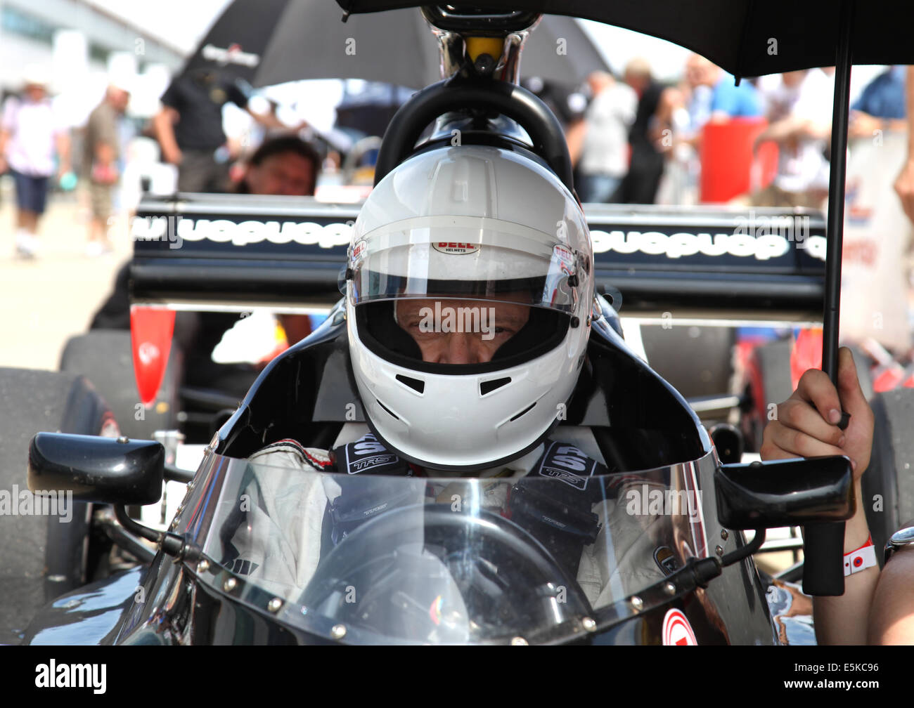 Action at the Silverstone Classic 2014. The world's largest classic and