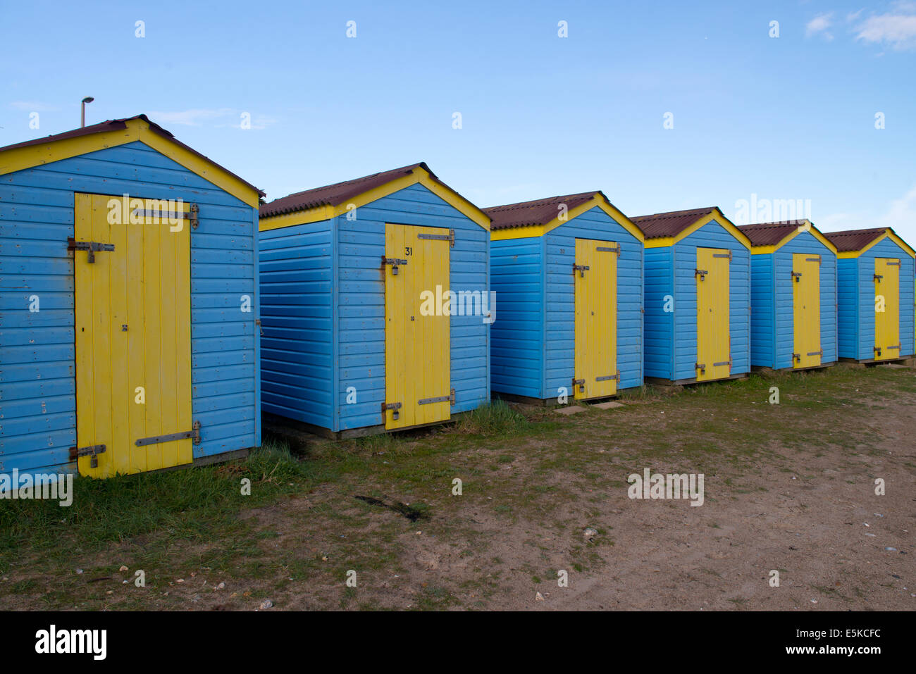 Beach huts, Littlehampton Stock Photo Alamy