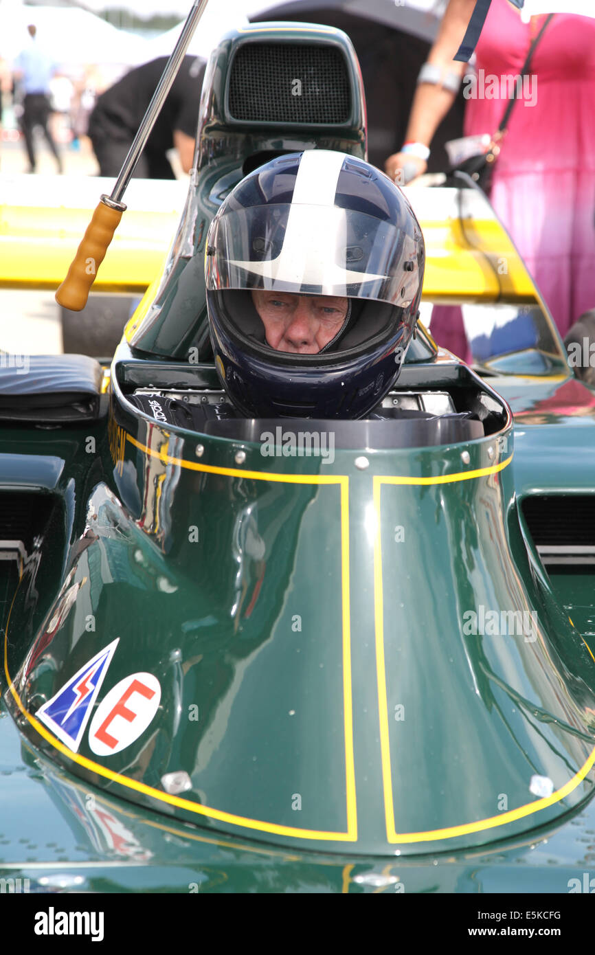 Action at the Silverstone Classic 2014. The world's largest classic and