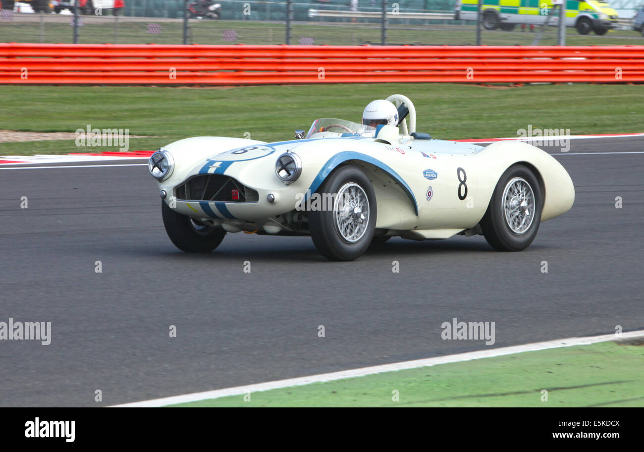 Action at the Silverstone Classic 2014. The world's largest classic and