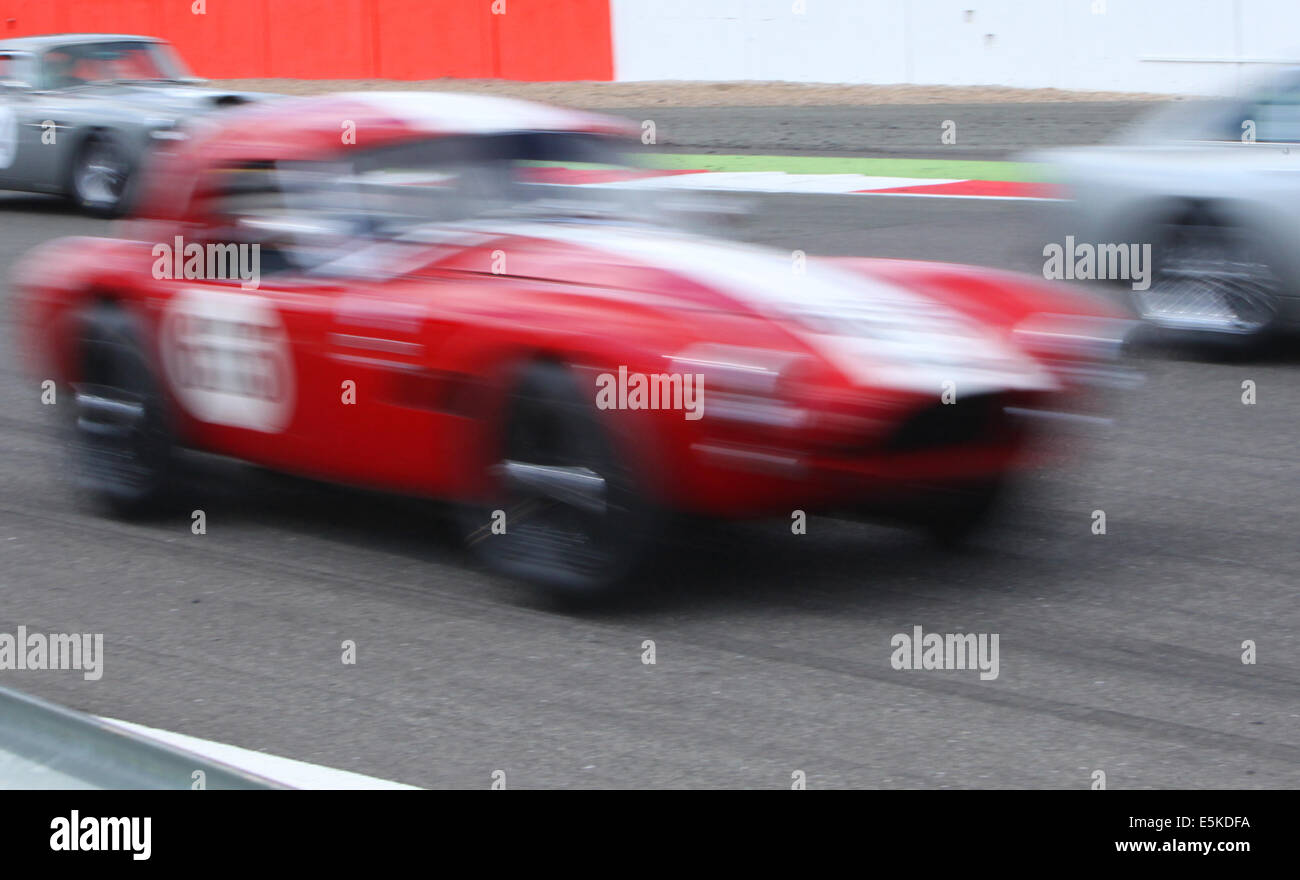 Action at the Silverstone Classic 2014. The world's largest classic and