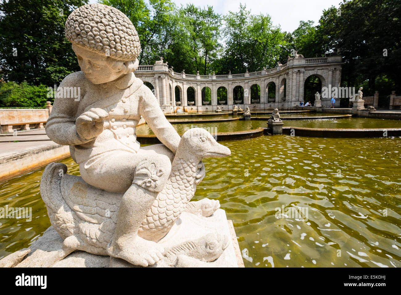 Marchenbrunnen Fairy Tale Fountain in Volkspark Friedrichshain Park